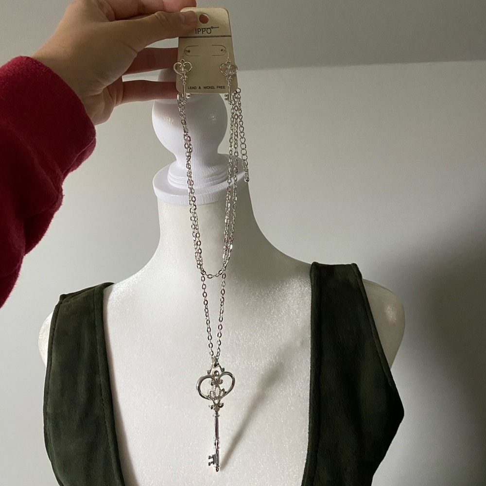 Matching Necklace and Earring Set